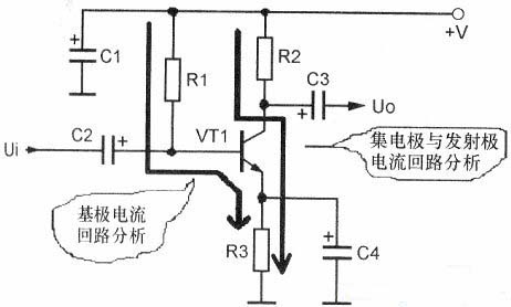 三極管直流電路，三極管交流電路