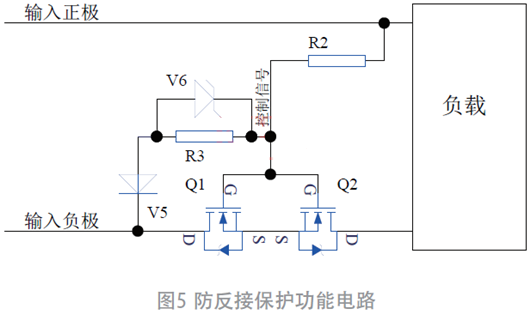 過欠壓、防反接電路